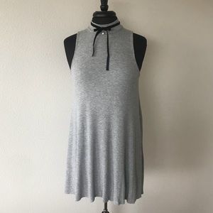 Gray Soprano Open Back Dress
